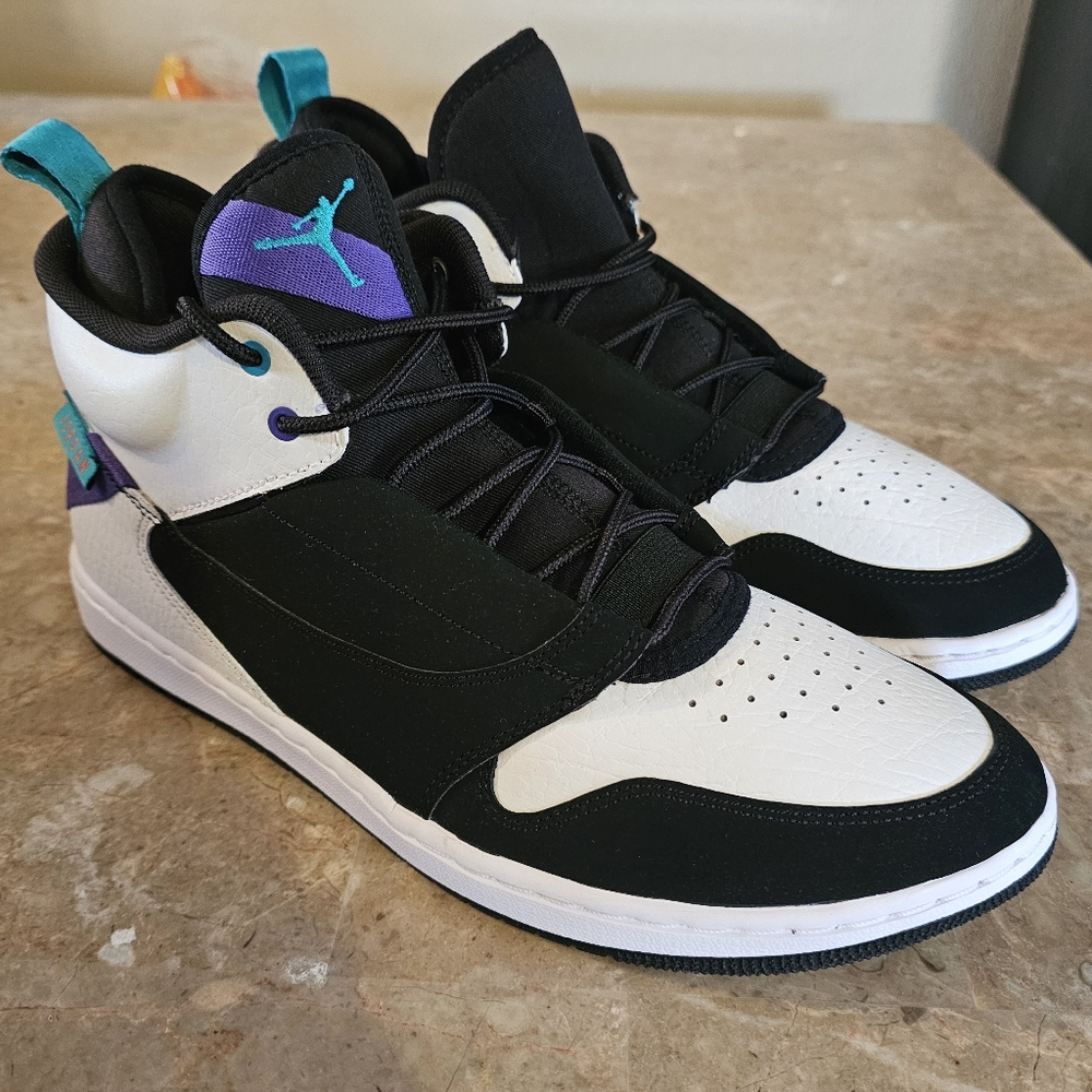 Nike air Jordan Fadeaway Concord Emerald black-white #A01329-035 Men size 10.5